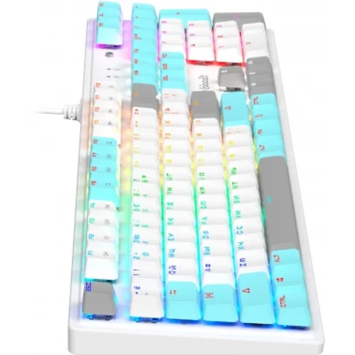 Клавиатура A4Tech Bloody S510R механическая белый USB for gamer LED (S510R USB ICY WHITE/BLMS RED)